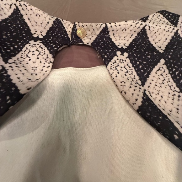 Vintage Y2K Black/White Sleeveless Fit and Flare Mini Dress Size 8/Medium $185 - Picture 6 of 12